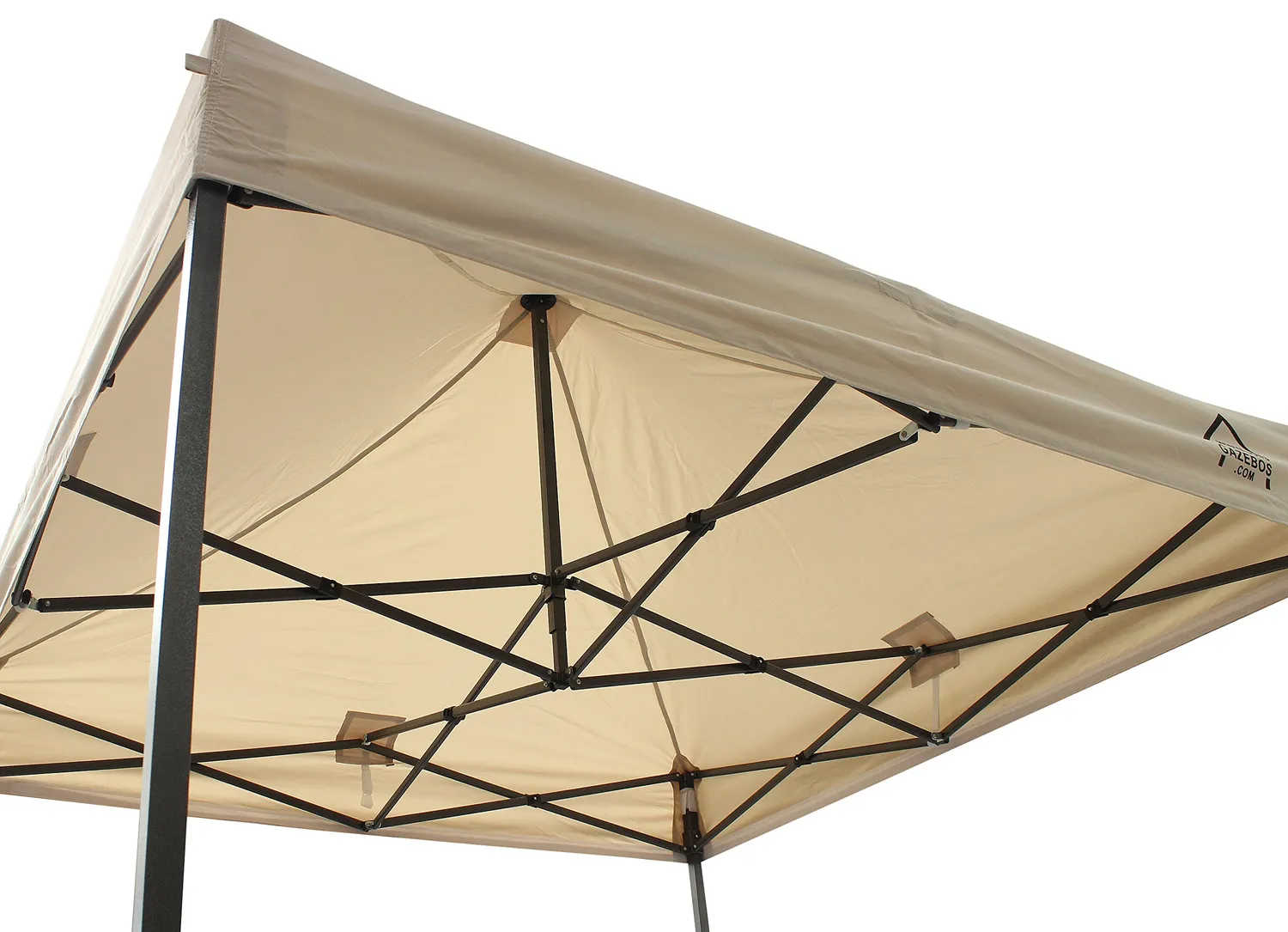 All Seasons Gazebos Robusto 2m x 2m gazebo pieghevole beige impermeabile