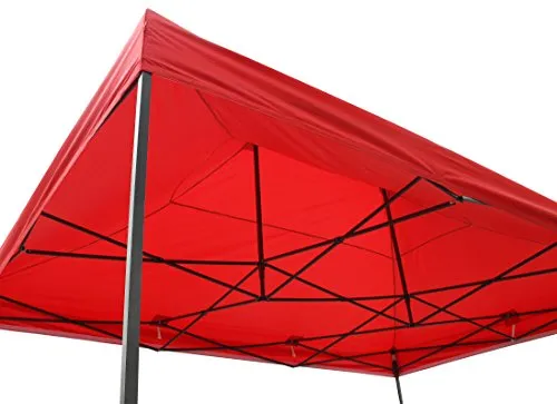 All Seasons Gazebos Robusto 3x6 m gazebo pieghevole rosso impermeabile