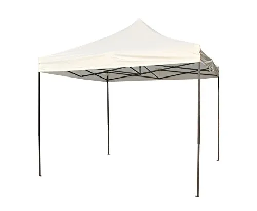 All Seasons Gazebos Robusto gazebo pieghevole 3x3 m crema impermeabile