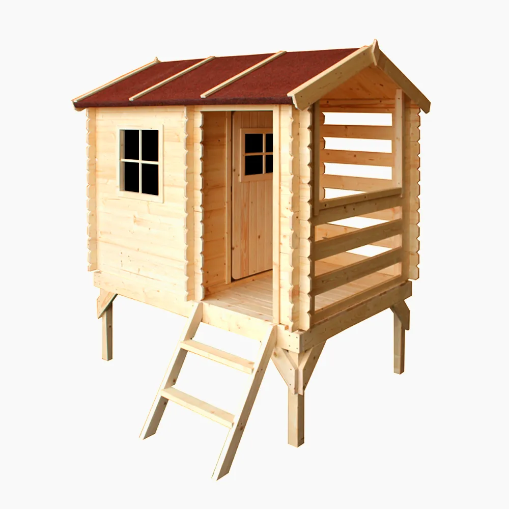 Timbela M501B casetta bambini legno 130x164 certificata