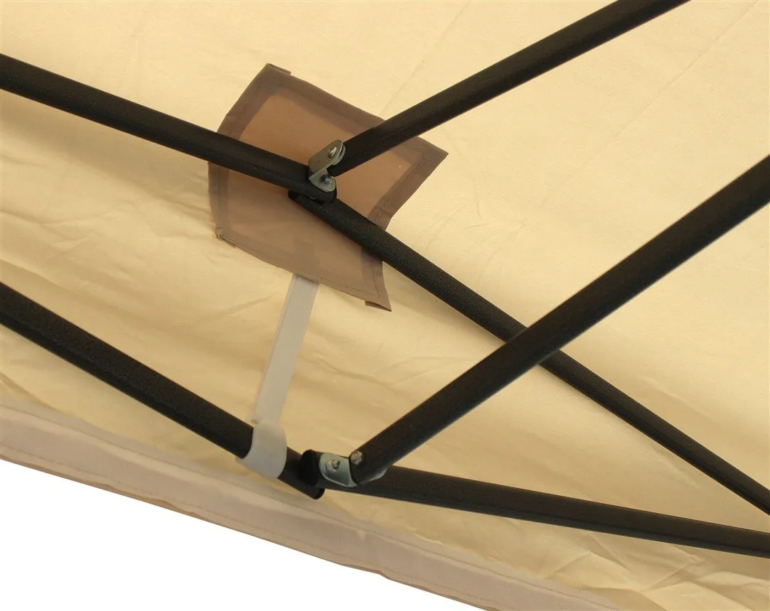 All Seasons Gazebos gazebo pieghevole beige 3x4,5 m