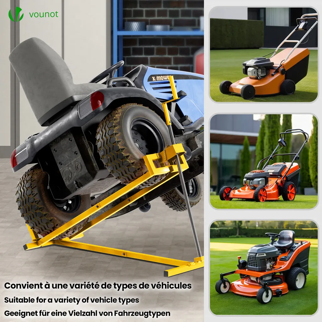 VOUNOT Sollevatore trattorino 400 kg giallo telescopico