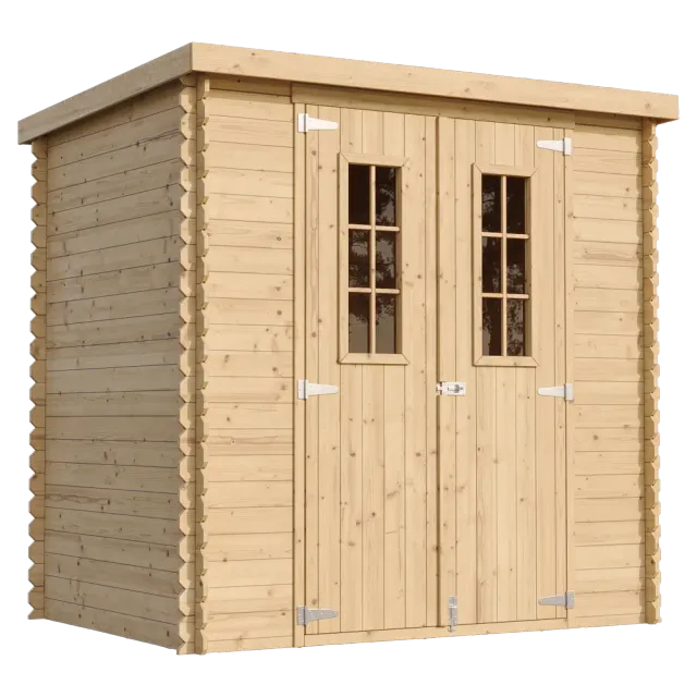 Timbela M311C casetta legno 200x130 cm 2 m² con finestre