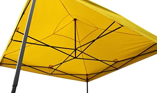 All Seasons Gazebos Robusto 2x2 m gazebo pieghevole giallo impermeabile