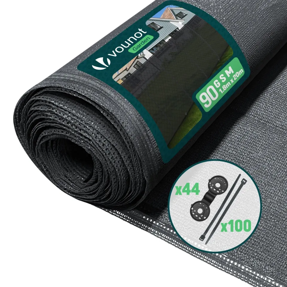 VOUNOT telo frangivista 1,8x20 m antracite 90g