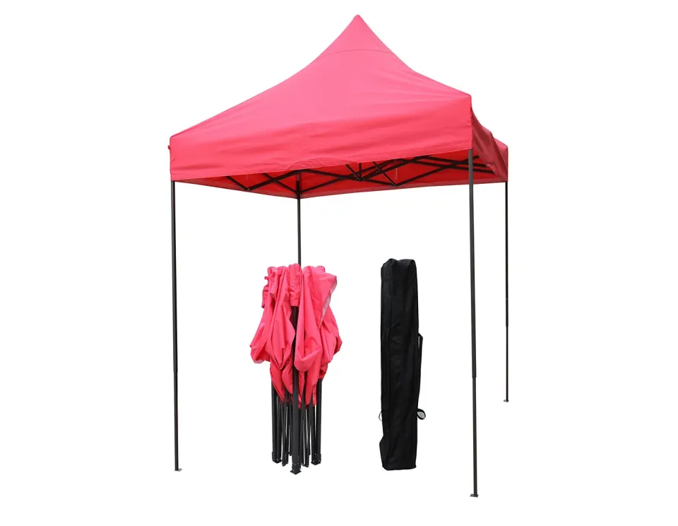 All Seasons Gazebos Robusto 2m x 2m gazebo pieghevole rosa impermeabile