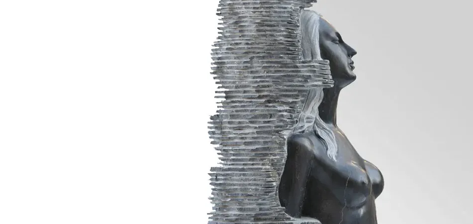 Progetto Esterno Statue in calcare statua da giardino