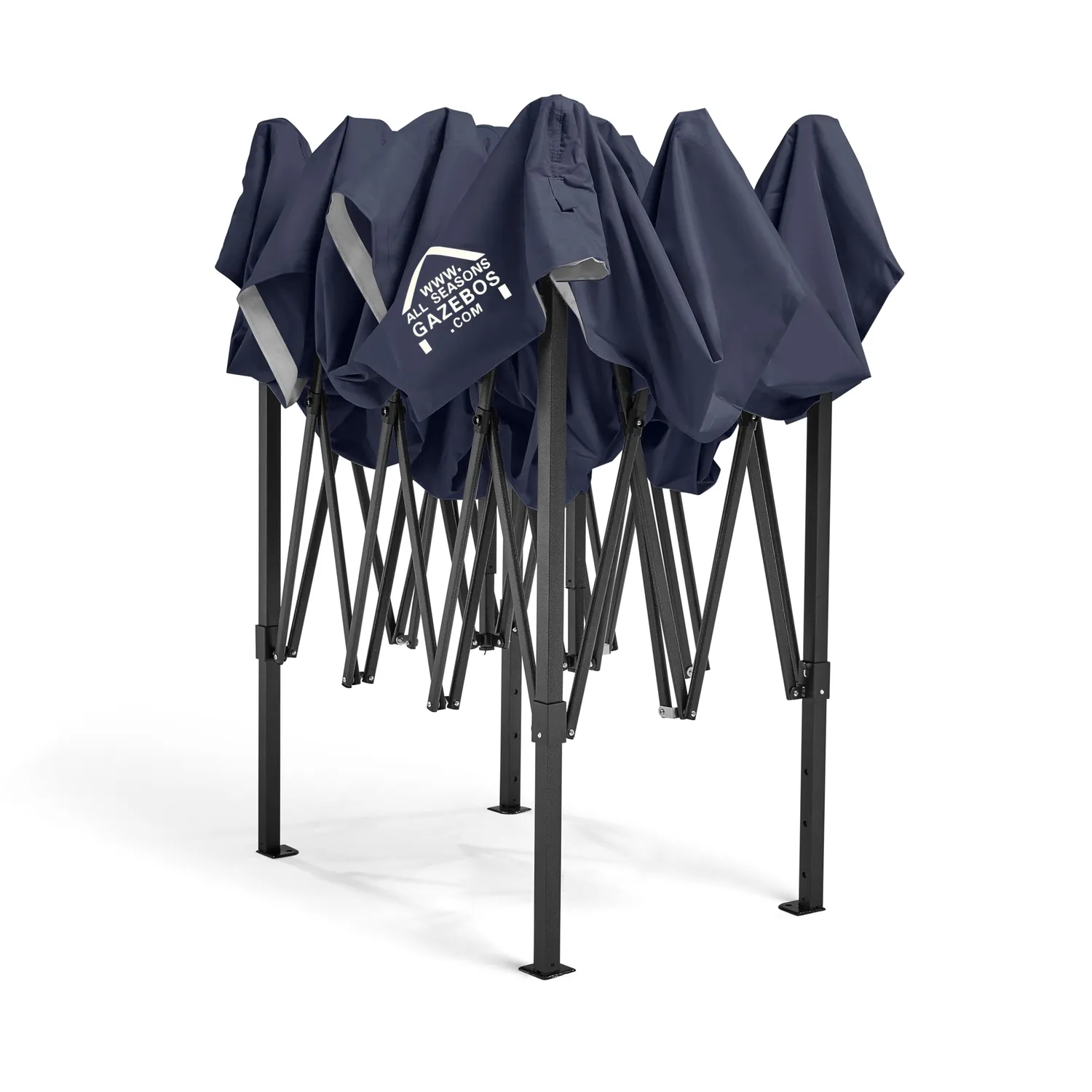 All Seasons Gazebos 3x4,5 m gazebo pieghevole blu navy