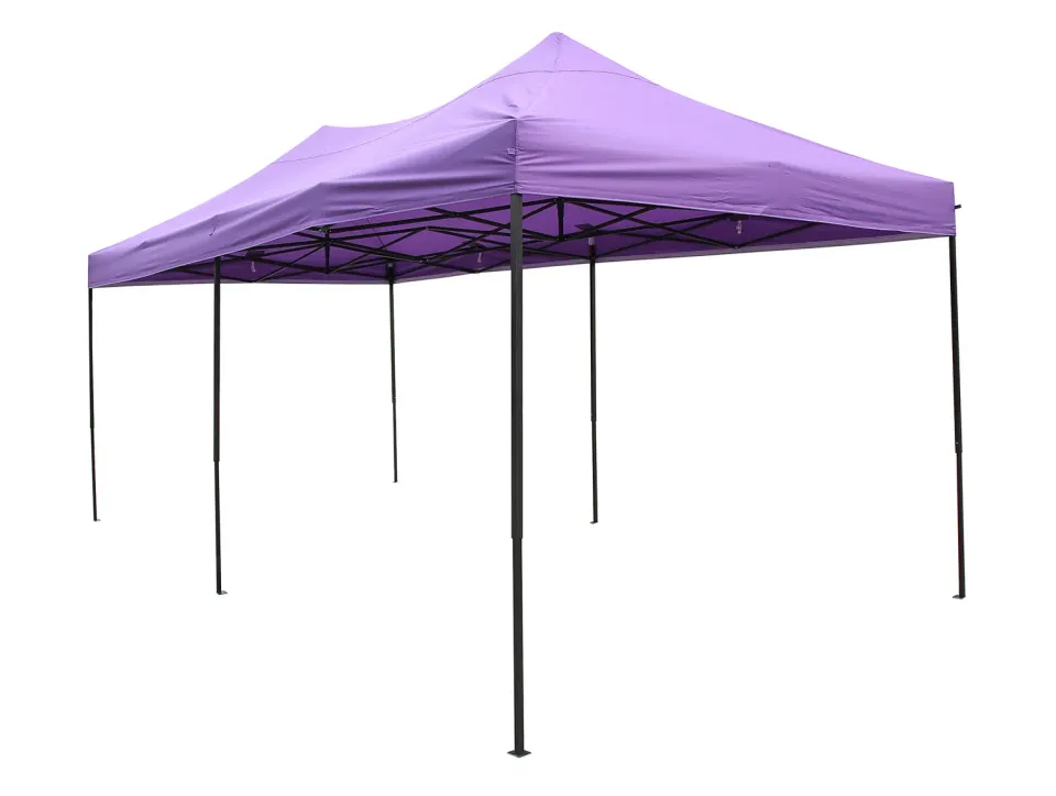 All Seasons Gazebos Robusto 3x6 m gazebo pieghevole viola impermeabile