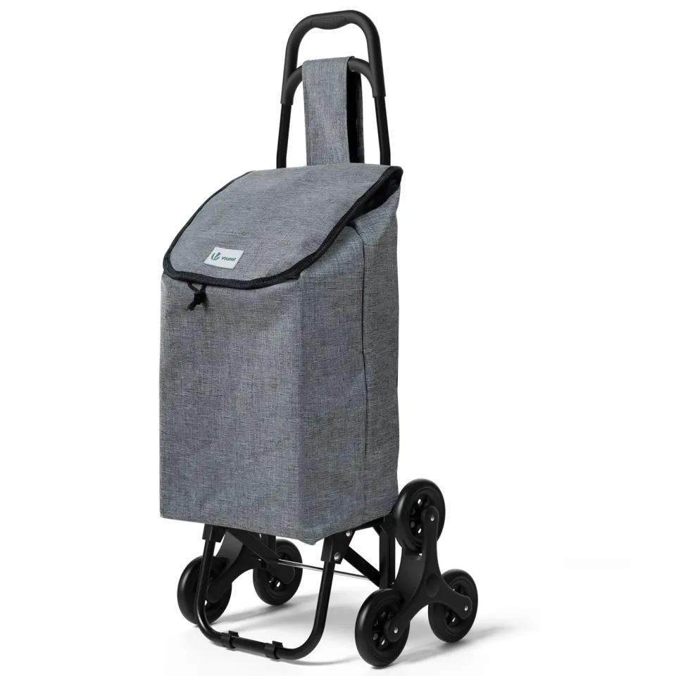Vounot Carrello Spesa Pieghevole Saliscale 32L Grigio
