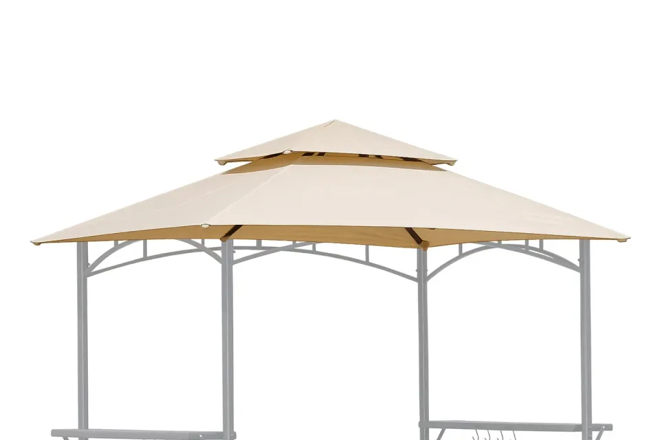 QUICK STAR Tetto Ricambio Gazebo Barbecue 245x150 Beige