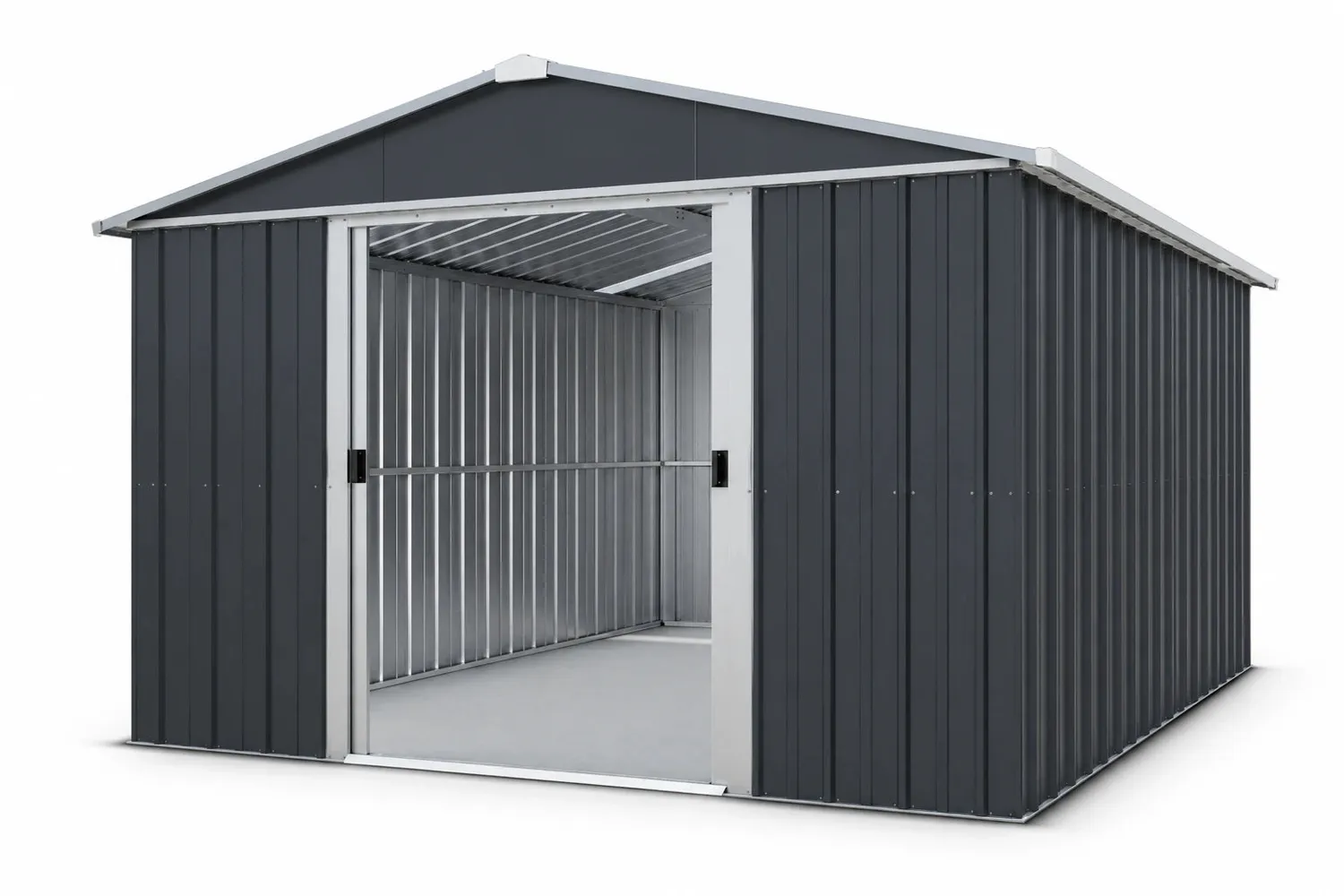 Yardmaster Castleton Apex 10x13 casetta metallo grigia