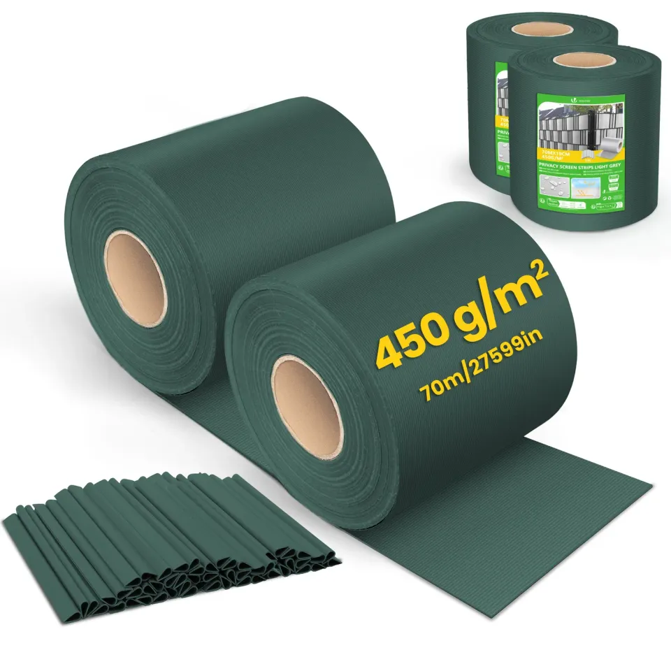 Vounot Frangivista Strisce PVC 19cmx140m Verde 450g