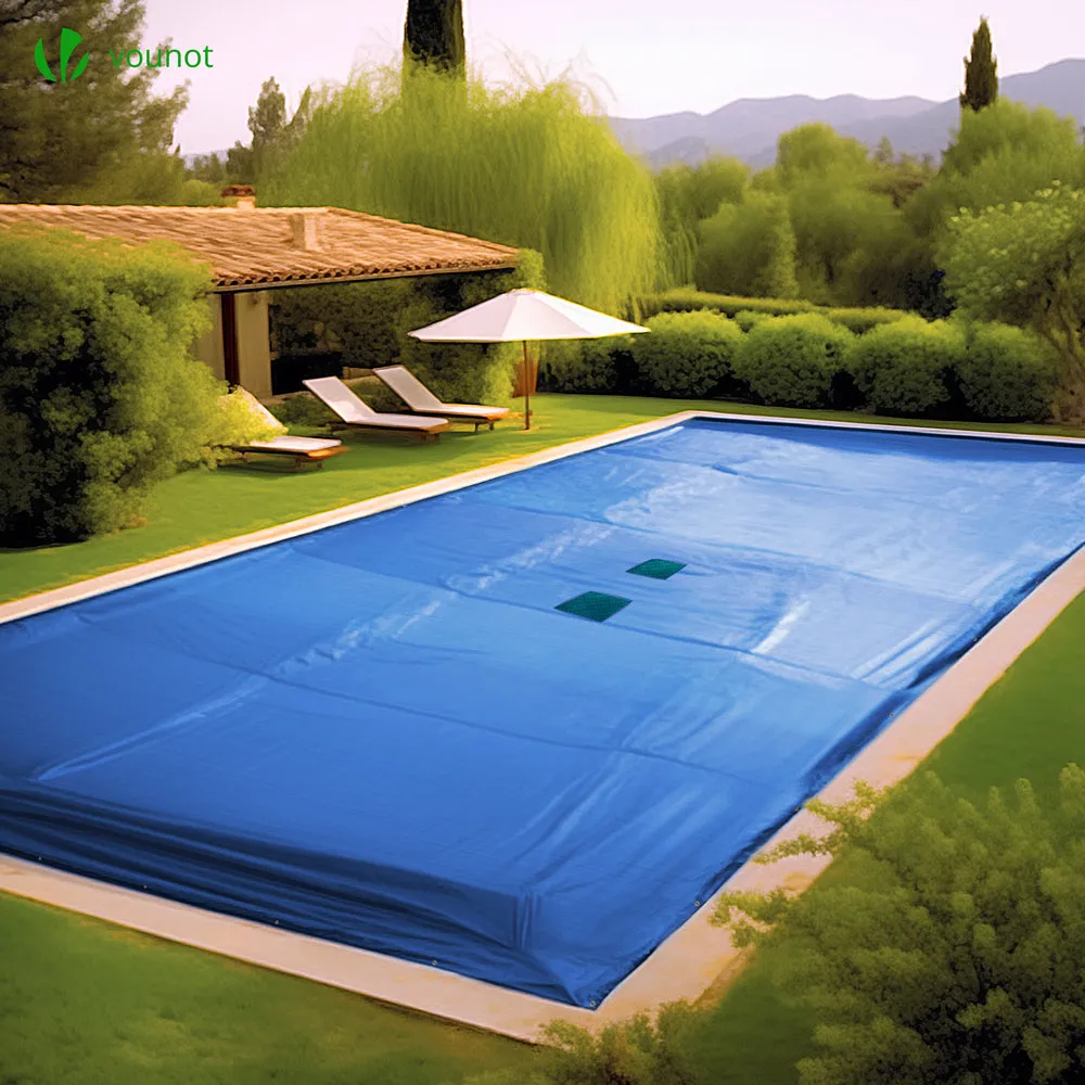 VOUNOT telo piscina 5x10 m blu doppio strato 160 g/m2