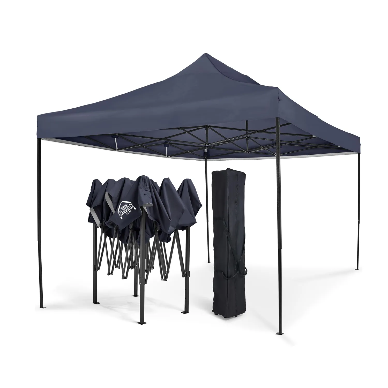 All Seasons Gazebos 3x4,5 m gazebo pieghevole blu navy