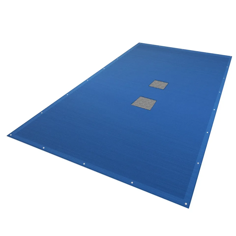 VOUNOT Telo Piscina Rettangolare 4x7m Blu 160g