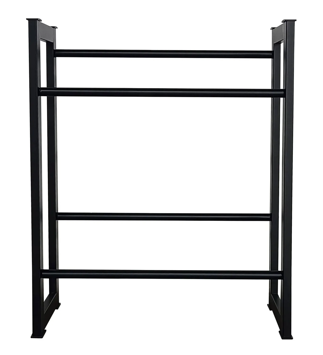 QUICK STAR Scaffale Casse 71x30x90 cm 4 Casse Nero