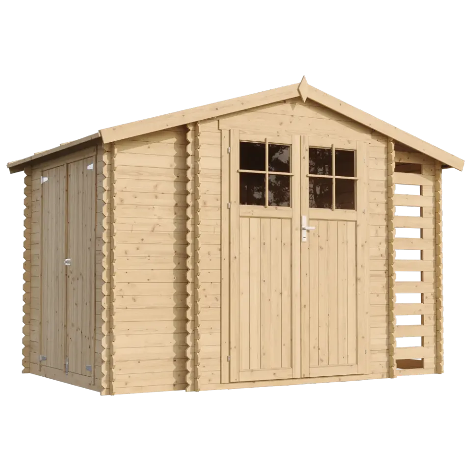Timbela M389F casetta legno 312x200 cm 6 m² porte F