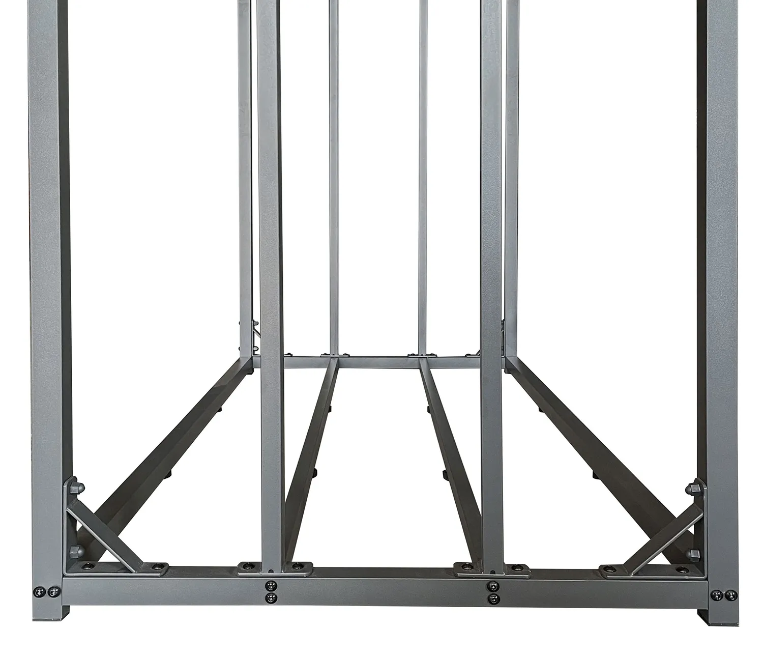 QUICK STAR Scaffale Legna 185x70x185 cm Tetto Spiovente Antracite
