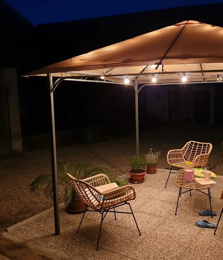 QUICK STAR tetto gazebo 3x3 m 297x297 cm beige ventilato