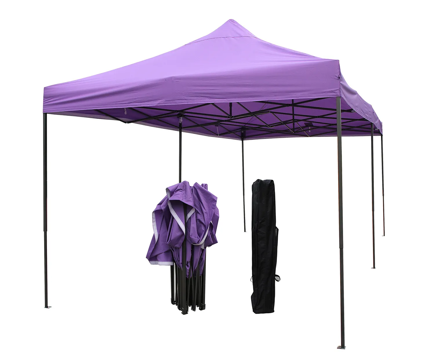 All Seasons Gazebos Robusto 3x6 m gazebo pieghevole viola impermeabile