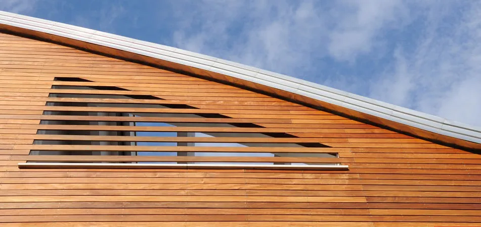 Progetto Esterno Woodwrap parete ventilata frassino