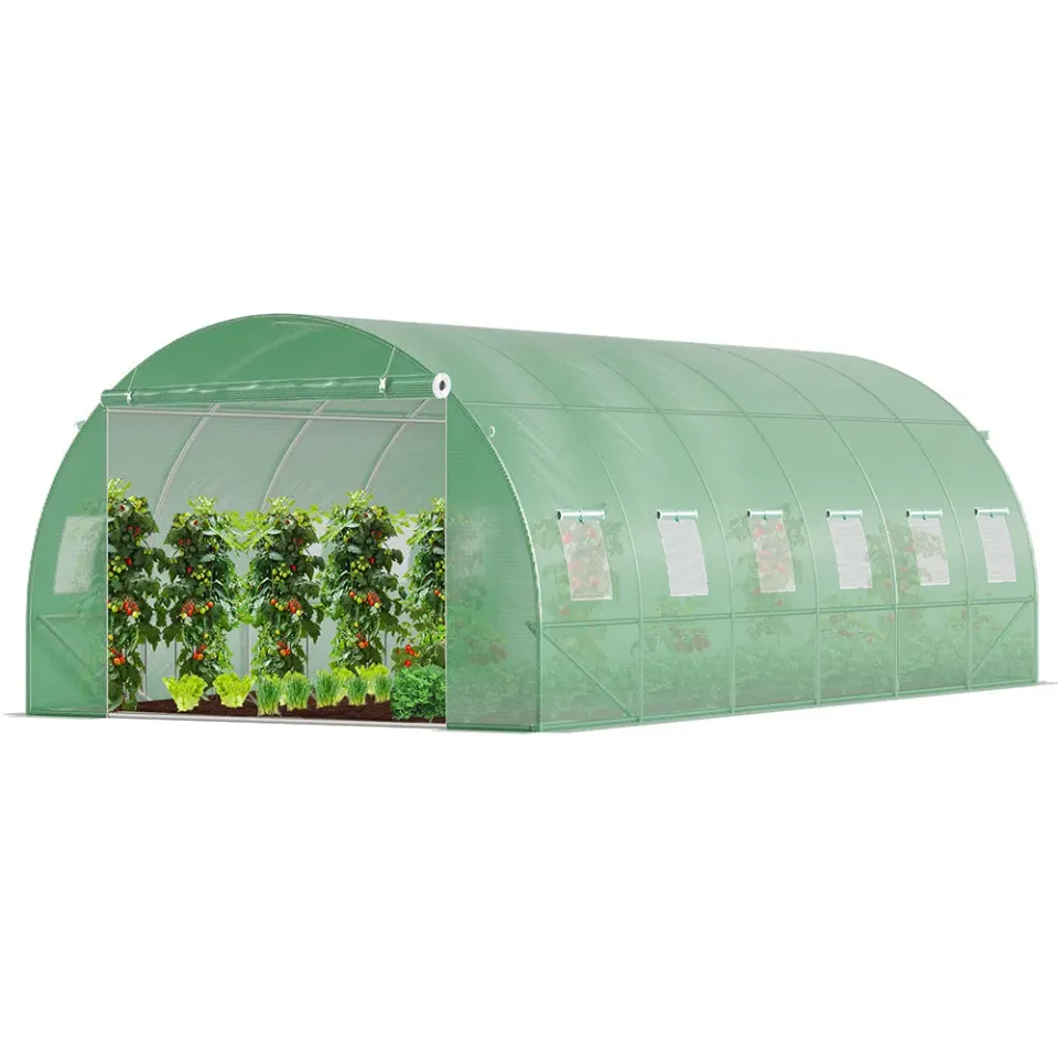 VOUNOT Serra tunnel giardino 18m2 6x3x2m acciaio