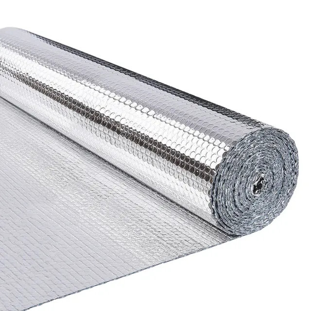 VOUNOT Isolante termico alluminio 1,22x10 m riflettente