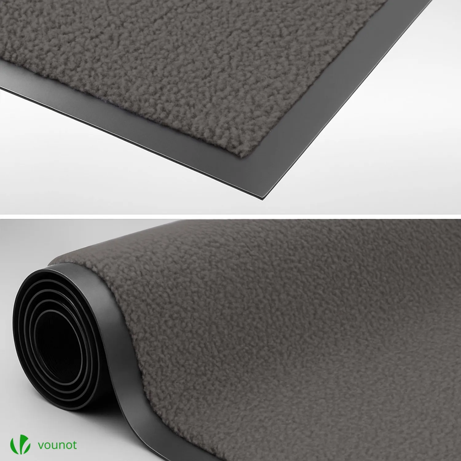 VOUNOT zerbino ingresso 40x60 cm antracite antiscivolo