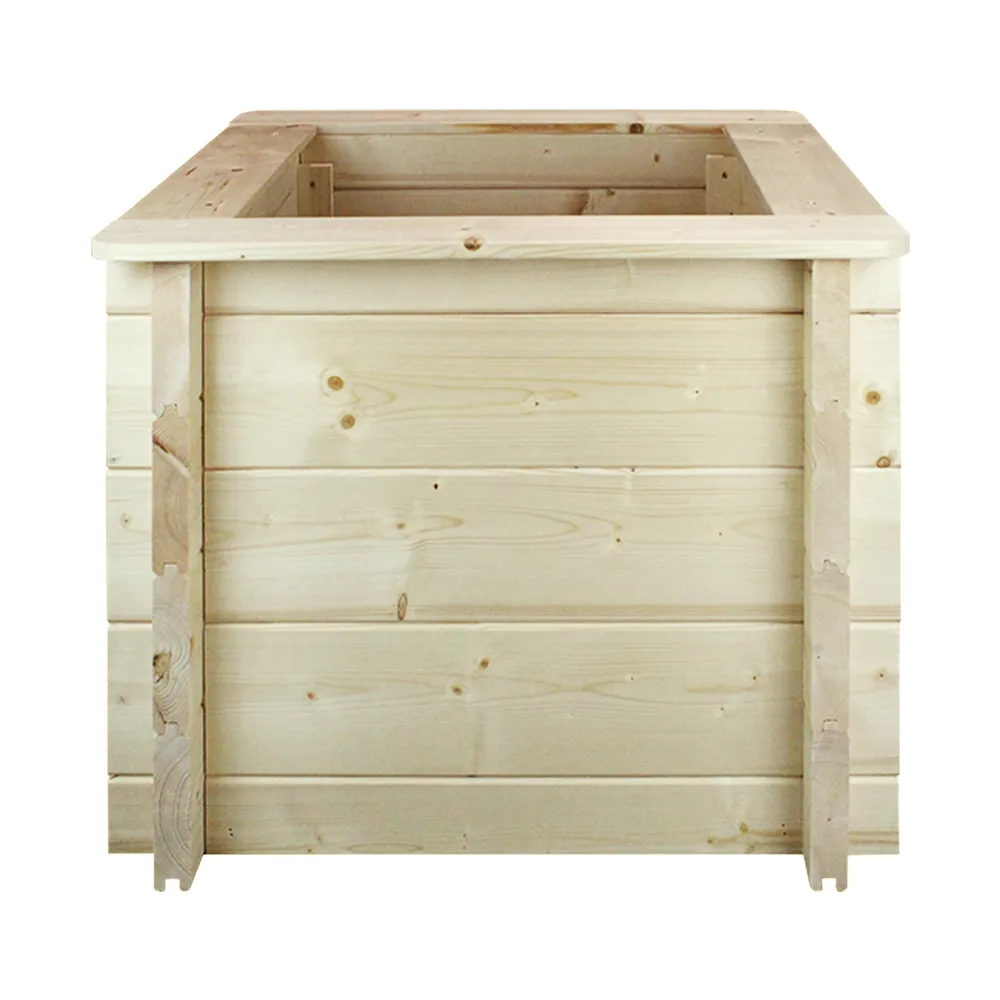 Timbela M617 fioriera legno 58x58x46 cm esterno