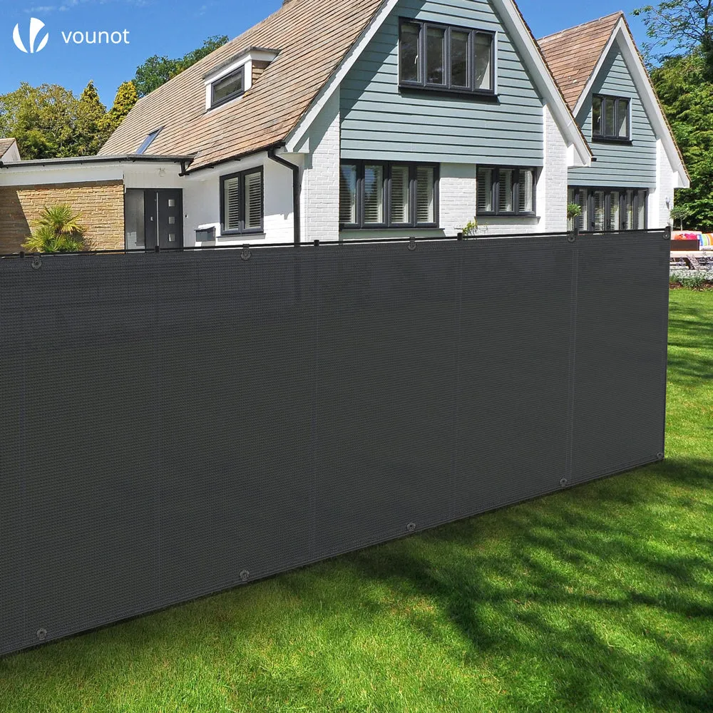 Vounot rete frangivista HDPE 1x10 m antracite 150 g