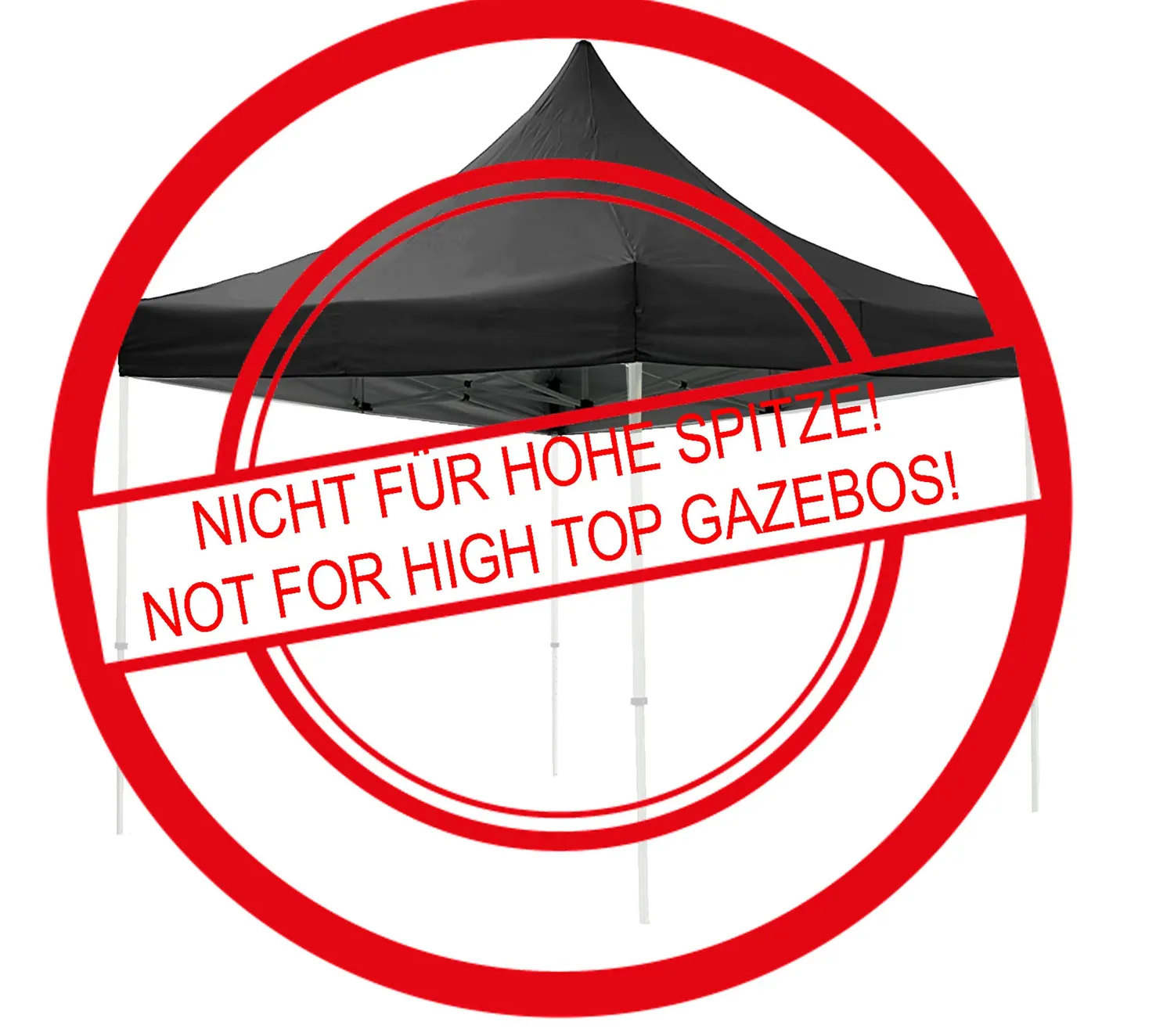 QUICK STAR Gazebo Cover 3x4 m Standard telo protettivo trasparente