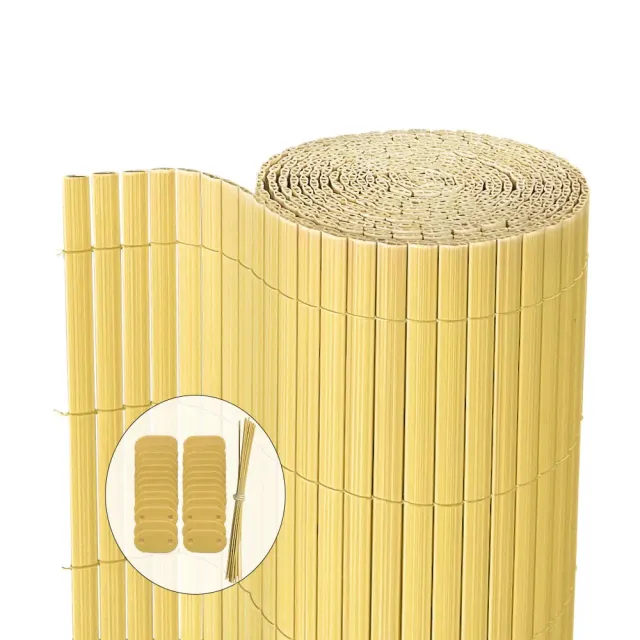 Vounot cannicciato PVC frangivista 80x500 cm beige
