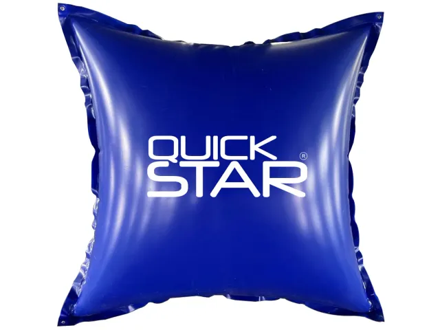 QUICK STAR Cuscino Piscina Invernale 120x120 cm Blu Gonfiabile