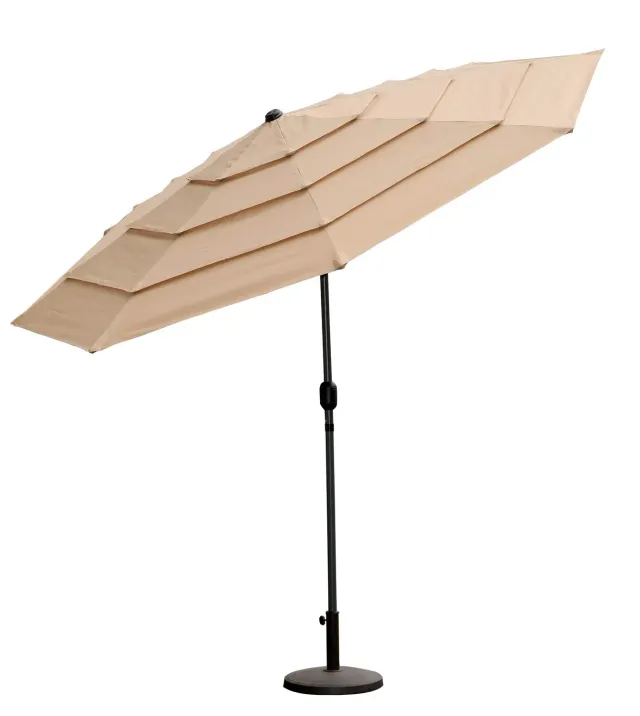 QUICK STAR Air Vent Ombrellone 300 cm Sabbia Custodia
