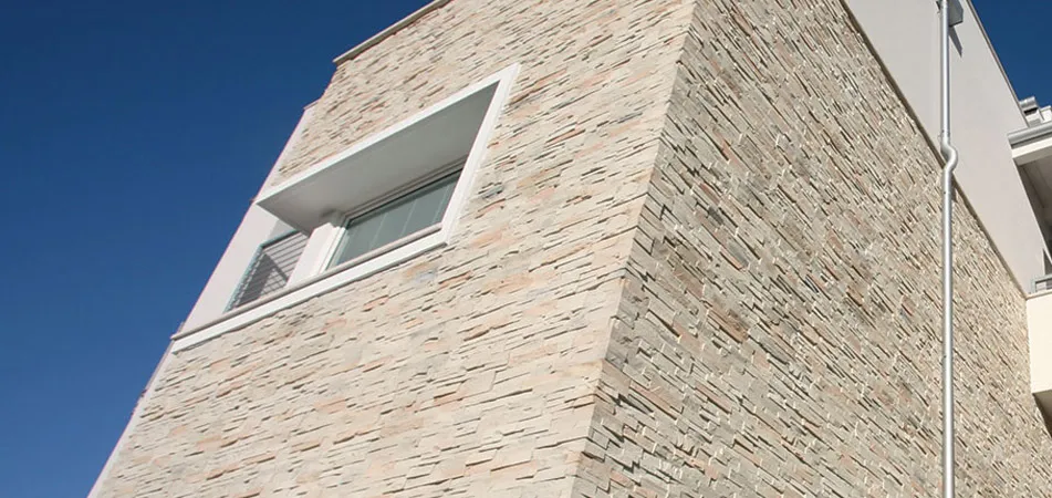 Progetto Esterno Muria rivestimento pietra da esterno