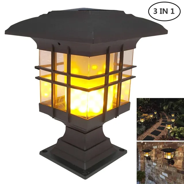 Vounot Lanterna Solare Effetto Fiamma IP65 con Picchetto
