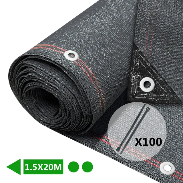 VOUNOT Frangivista HDPE 230 g/m2 1,5x20 m Antracite