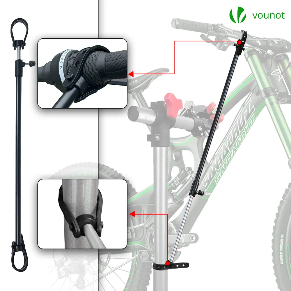 Vounot cavalletto officina bici regolabile 110-190 cm 30 kg