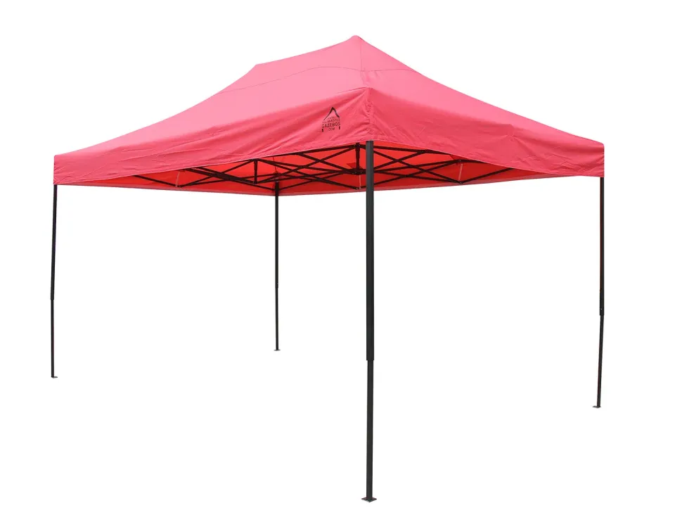 All Seasons Gazebos Robusto 3x4,5 m gazebo pieghevole rosa impermeabile