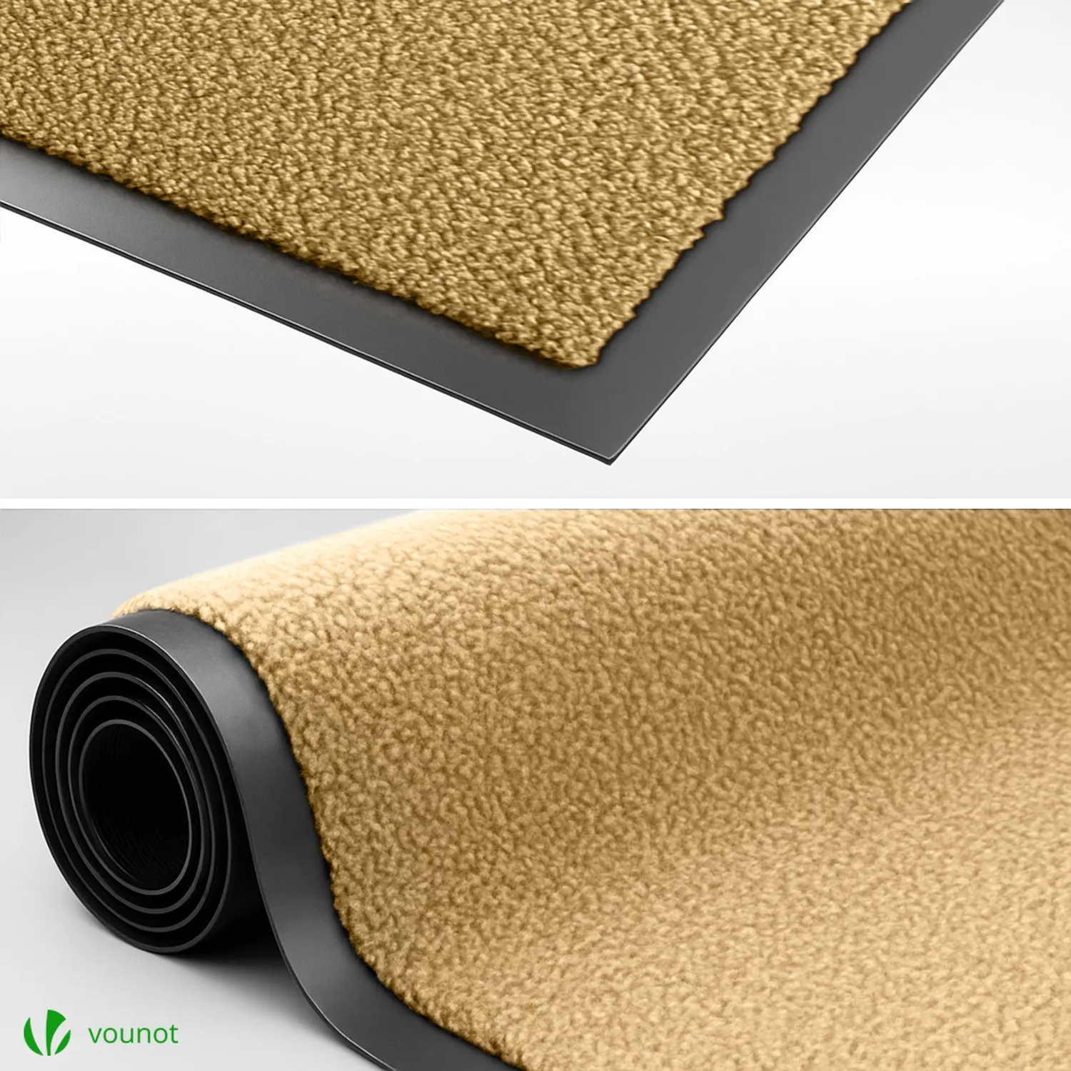 VOUNOT Zerbino Ingresso 90x150cm Beige Antiscivolo