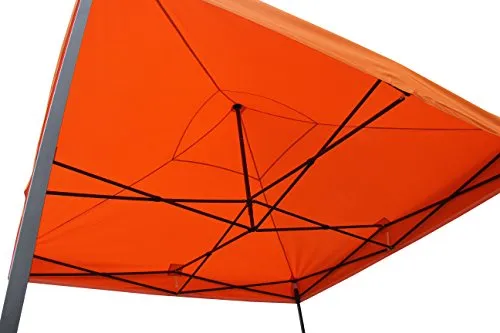 All Seasons Gazebos Robusto 2m x 2m gazebo pieghevole arancione impermeabile