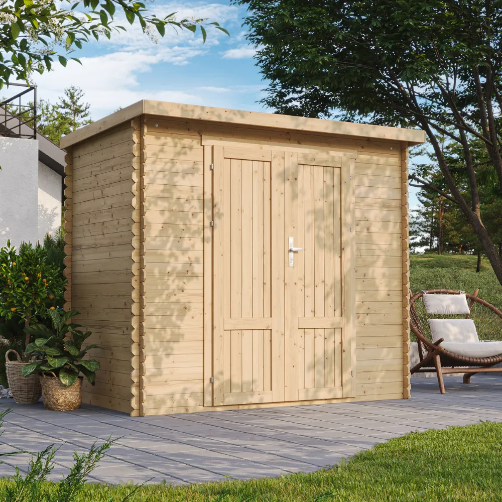Timbela M310F1 Casetta Giardino Legno 235x130 con Serratura