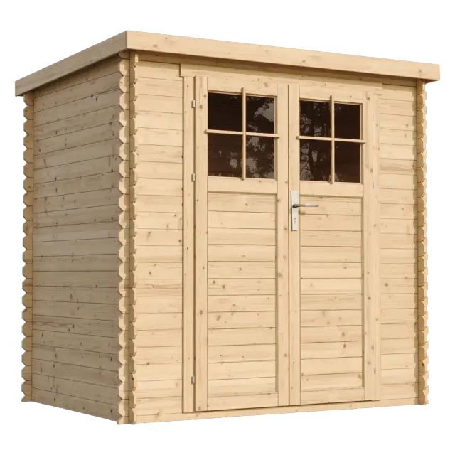 Timbela M311F casetta attrezzi in legno 204x142 cm porta F