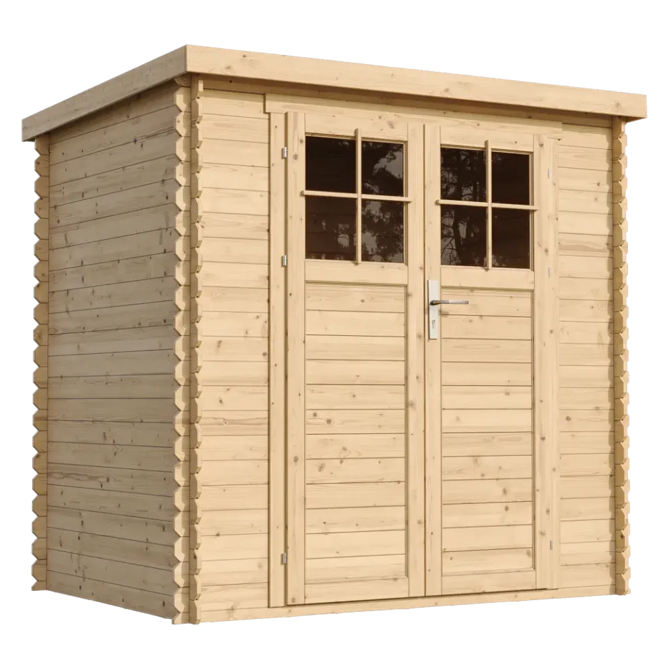 Timbela M311F casetta in legno a incastro 204x142 cm 2 m²