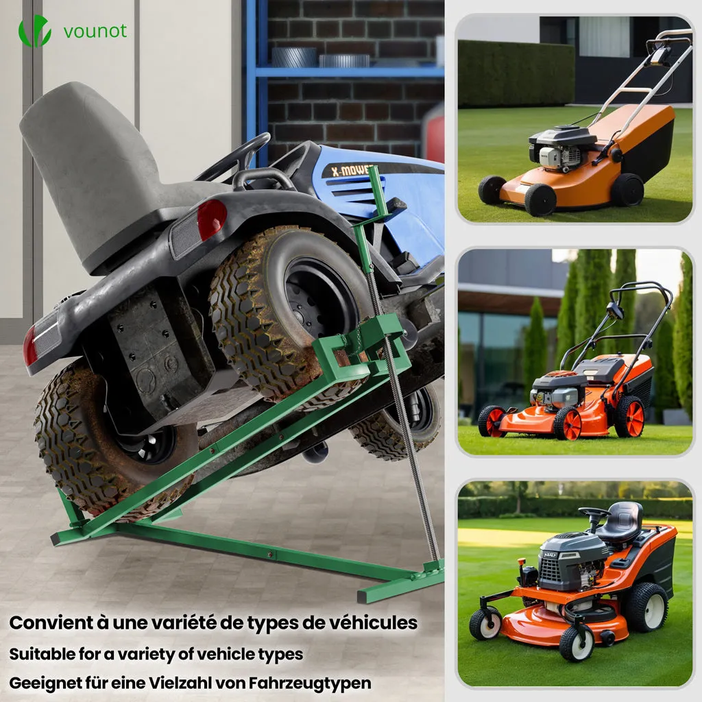 Vounot Sollevatore Trattorino Rasaerba 400 kg Verde