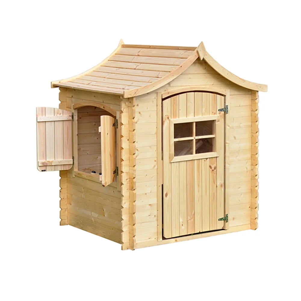 Timbela M550 casetta bambini legno 106x130 cm