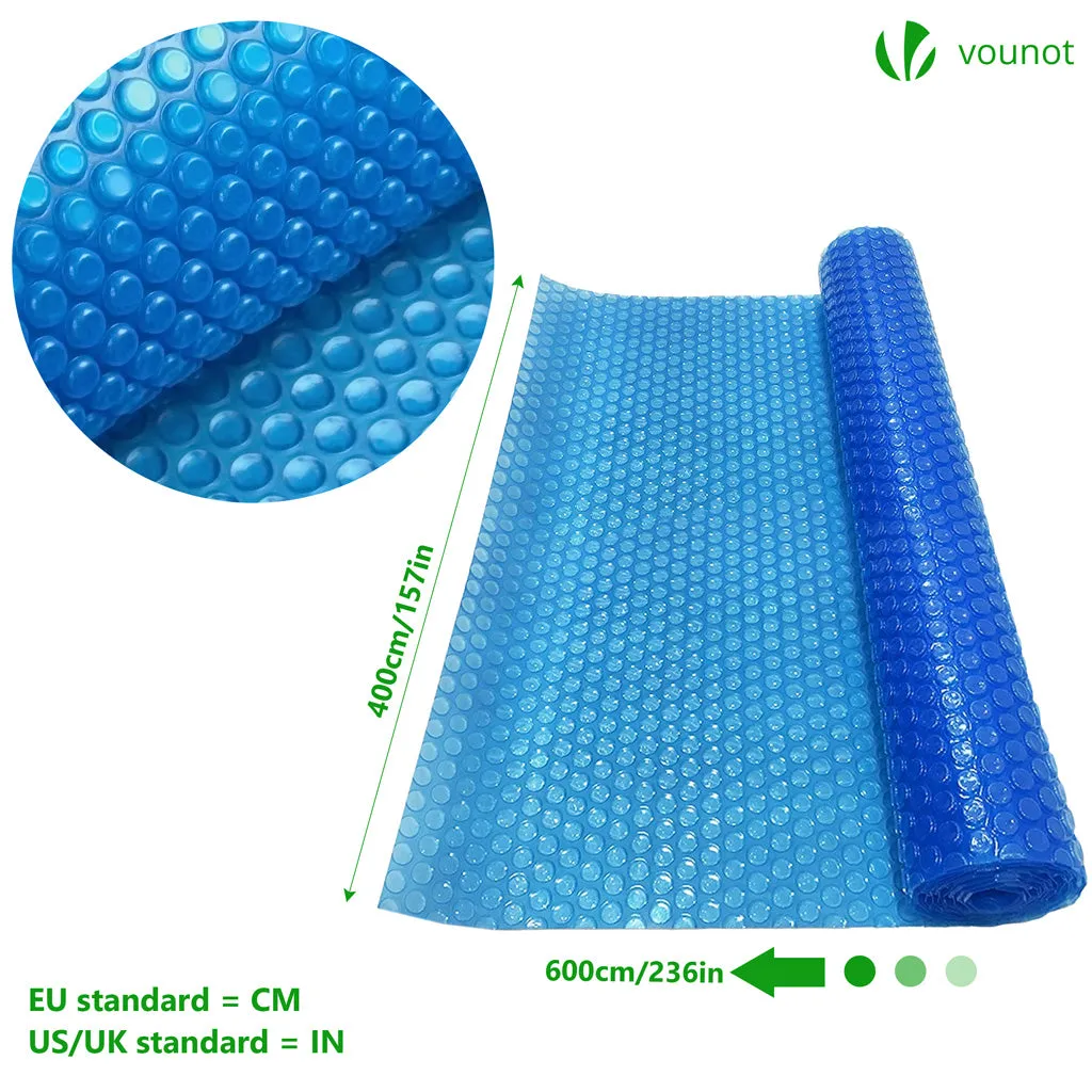 Vounot telo piscina isotermico 600x400cm blu 120 micron