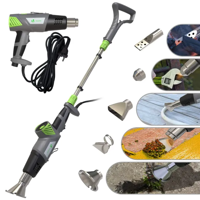 Vounot Diserbatore Elettrico 2000W Pistola Termica 5 Ugelli