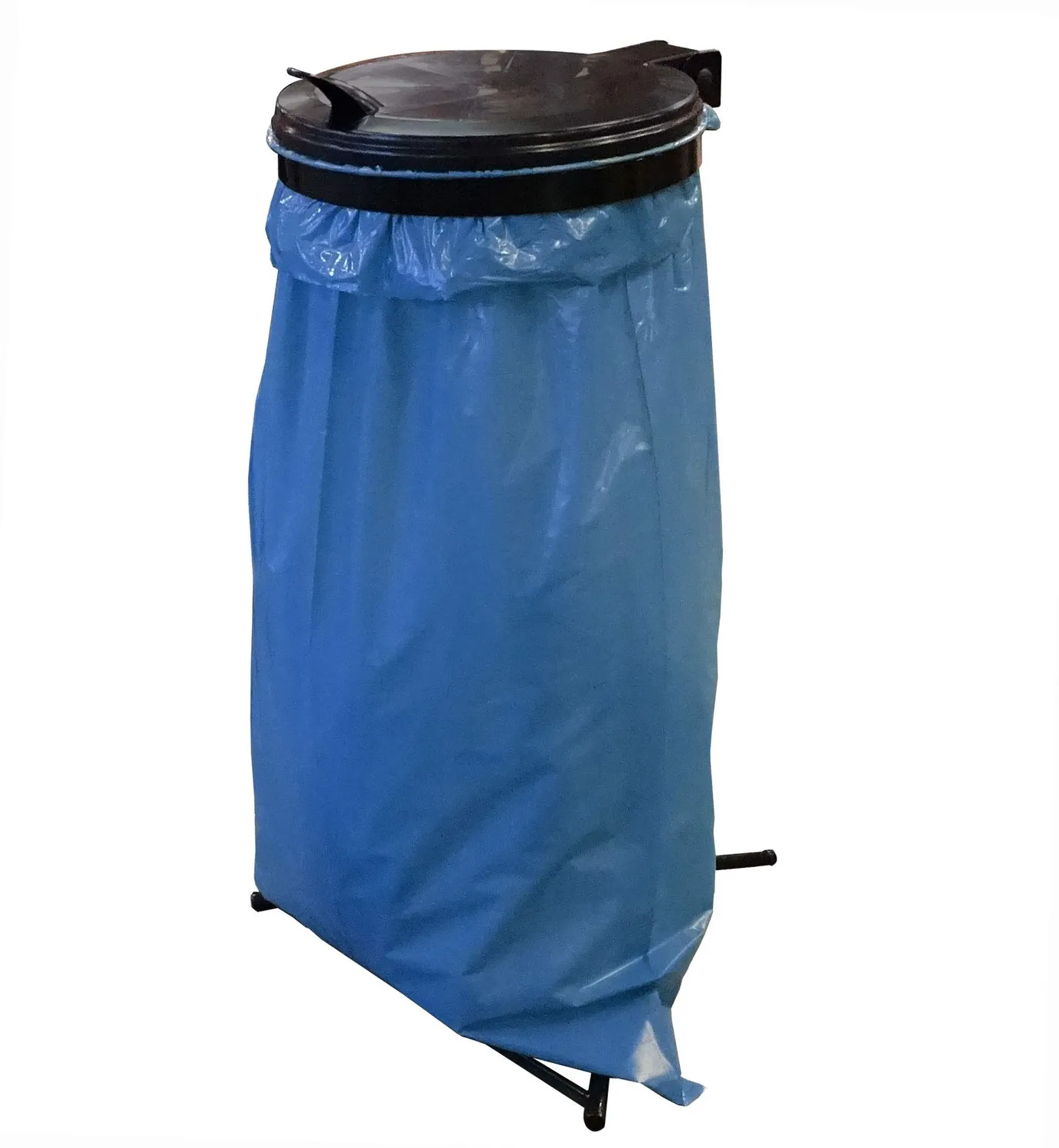 Quick Star portasacco a parete 120L nero 39x39x90 cm